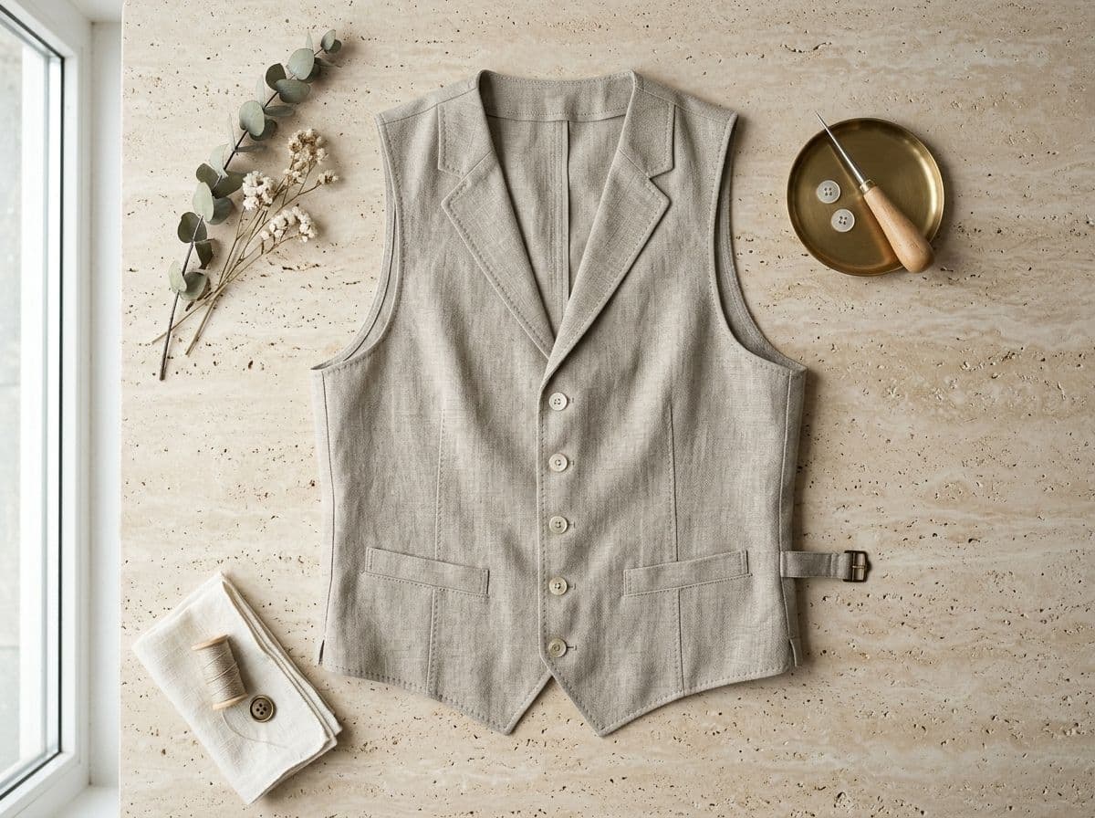 The Tailored Linen Waistcoat
