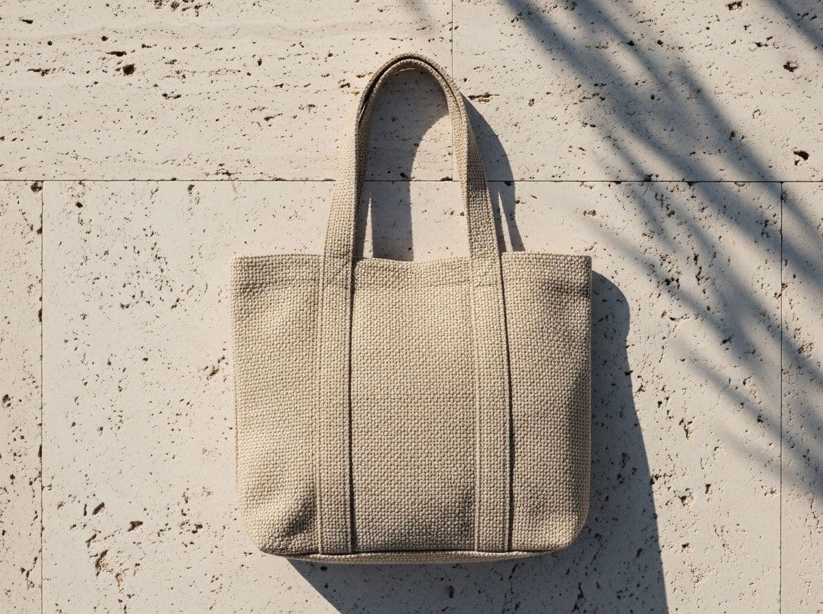 Textured Canvas Tote