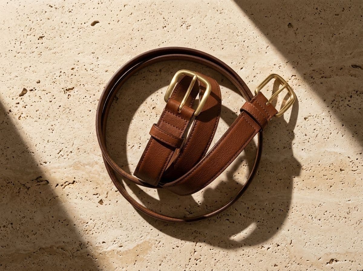 Slim Leather Belt