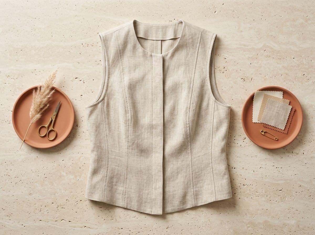 The Tailored Linen Vest
