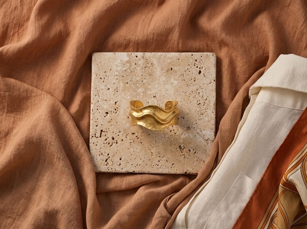 Sculptural Cuff Bracelet
