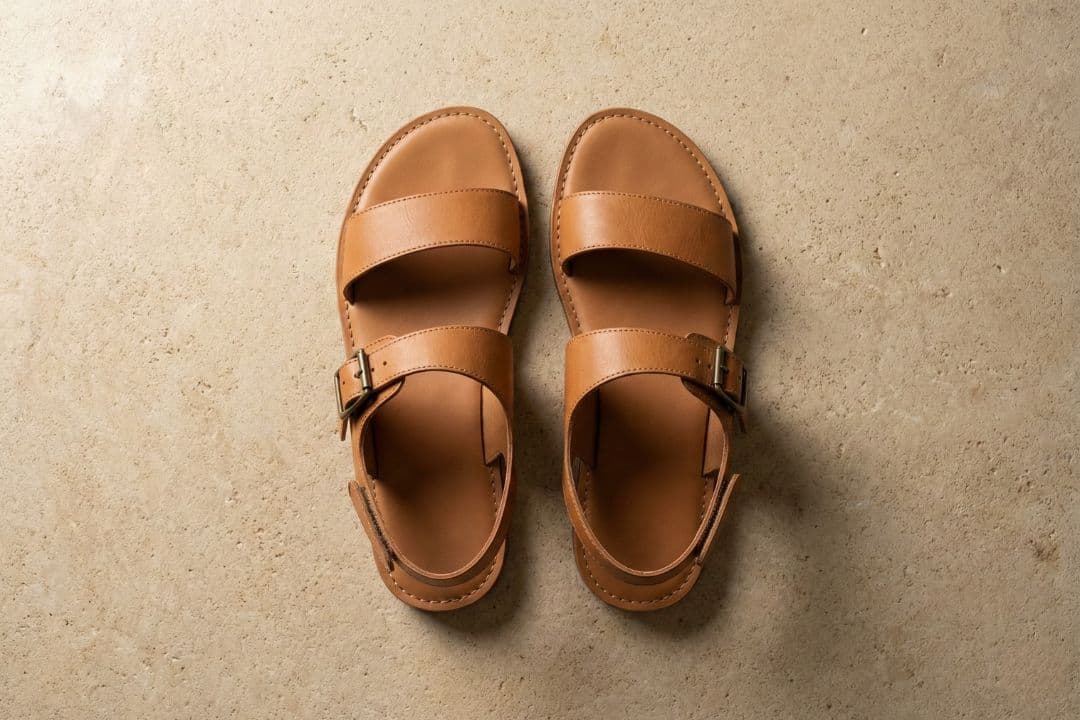 The Minimal Leather Sandal
