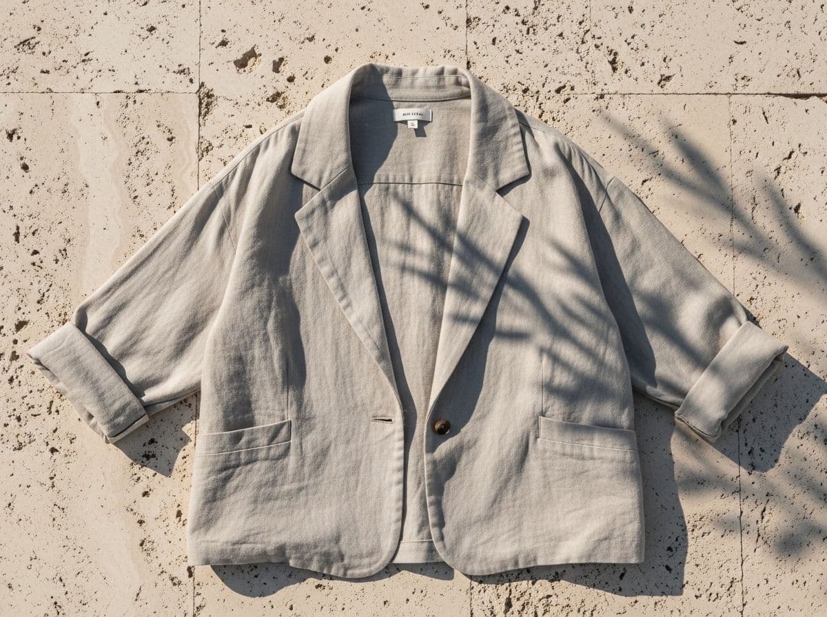 Relaxed Cotton-Linen Overshirt