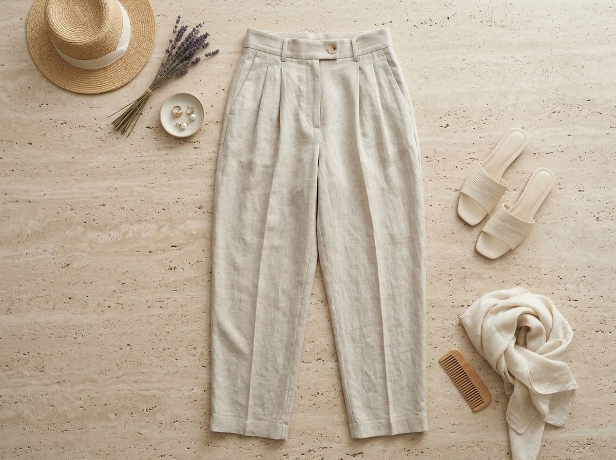 How to Style Relaxed Linen Trousers for the Office Summer: The Essential Pleated Trouser