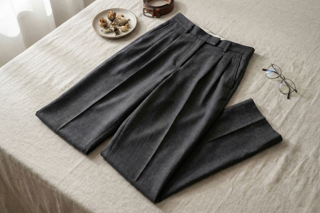 2. The Tailored Wide-Leg Trouser