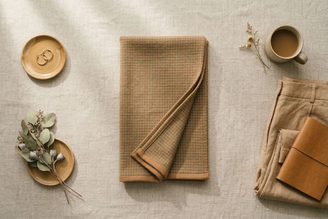 The Drapey Camel Scarf: What to Wear When It's Too Warm for Coats But Too Cold for Dresses