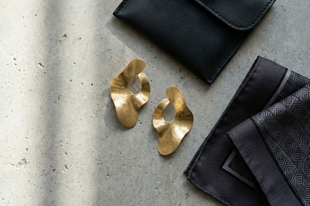 Sculptural Gold Earrings