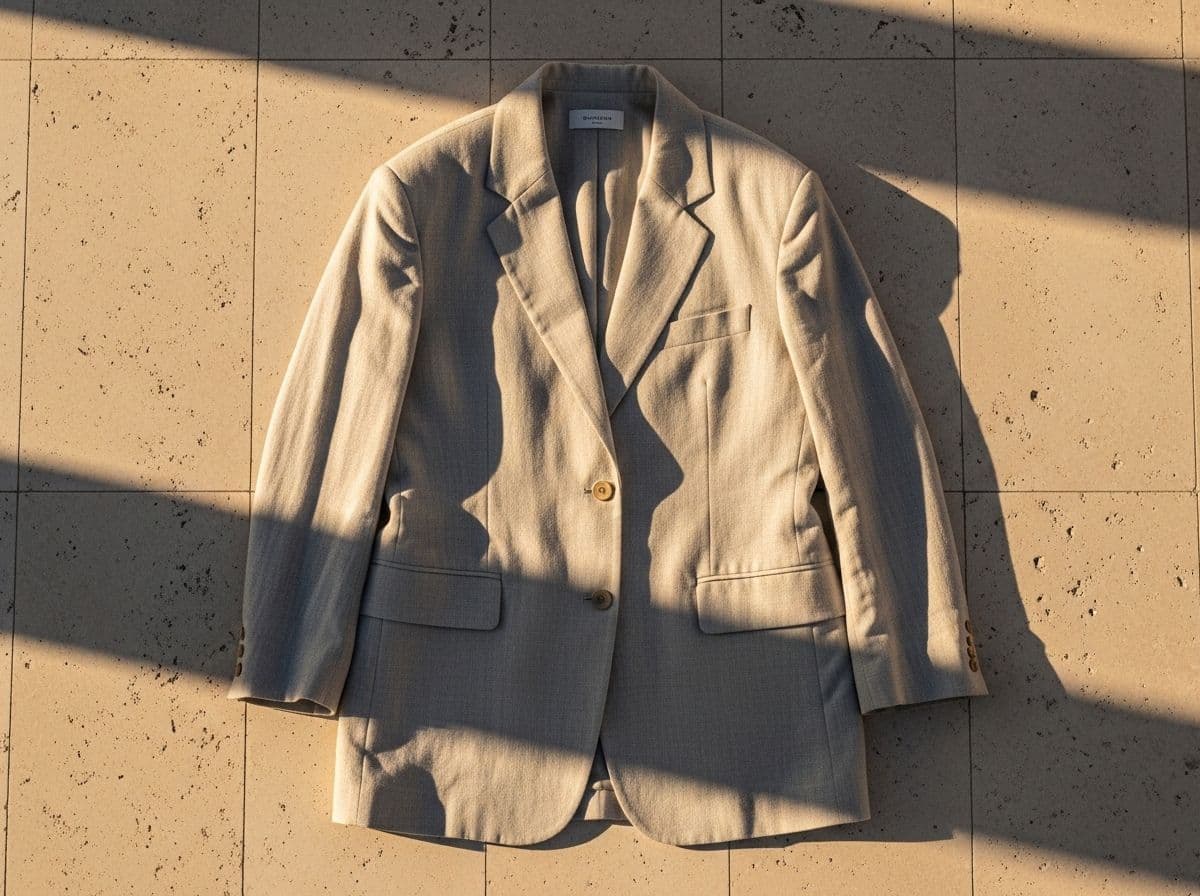 Oversized Linen-Blend Blazer