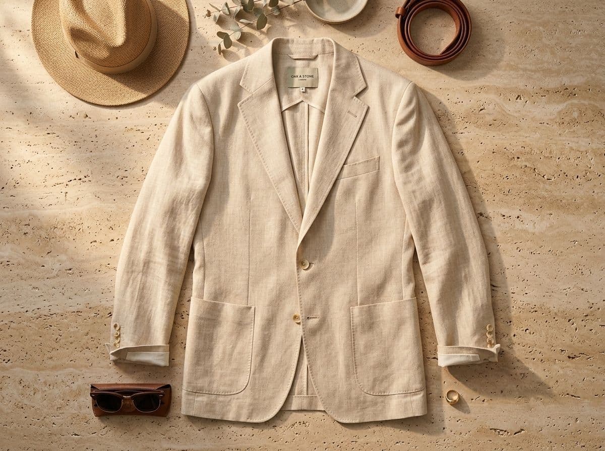 The Essential Sand Linen Blazer