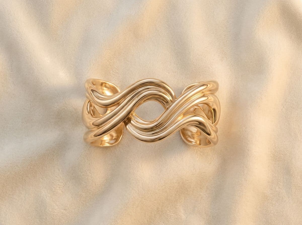 Sculptural Cuff Bracelet