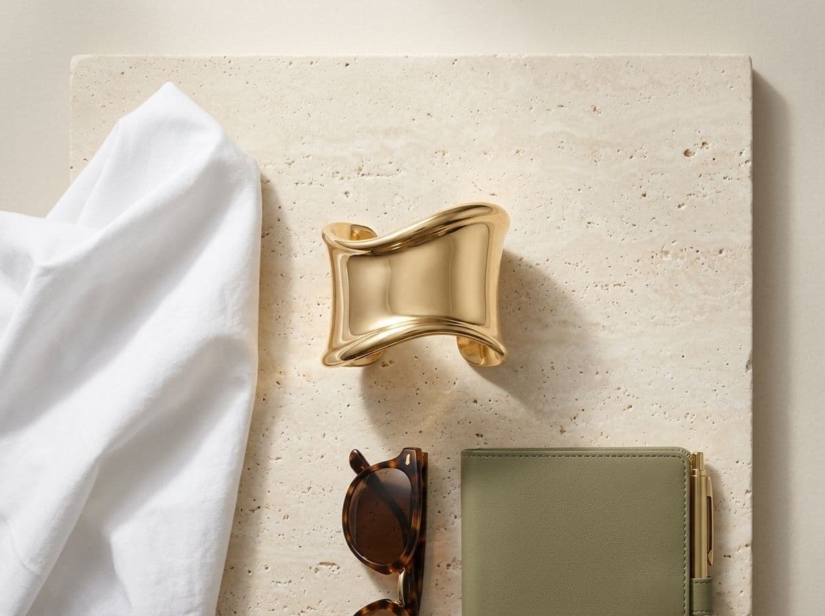 Sculptural Cuff Bracelet