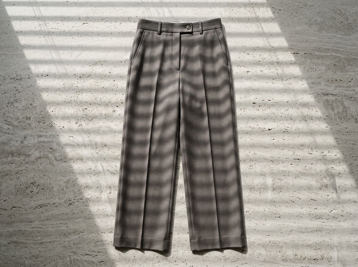 Tailored High-Rise Wide-Leg Trousers