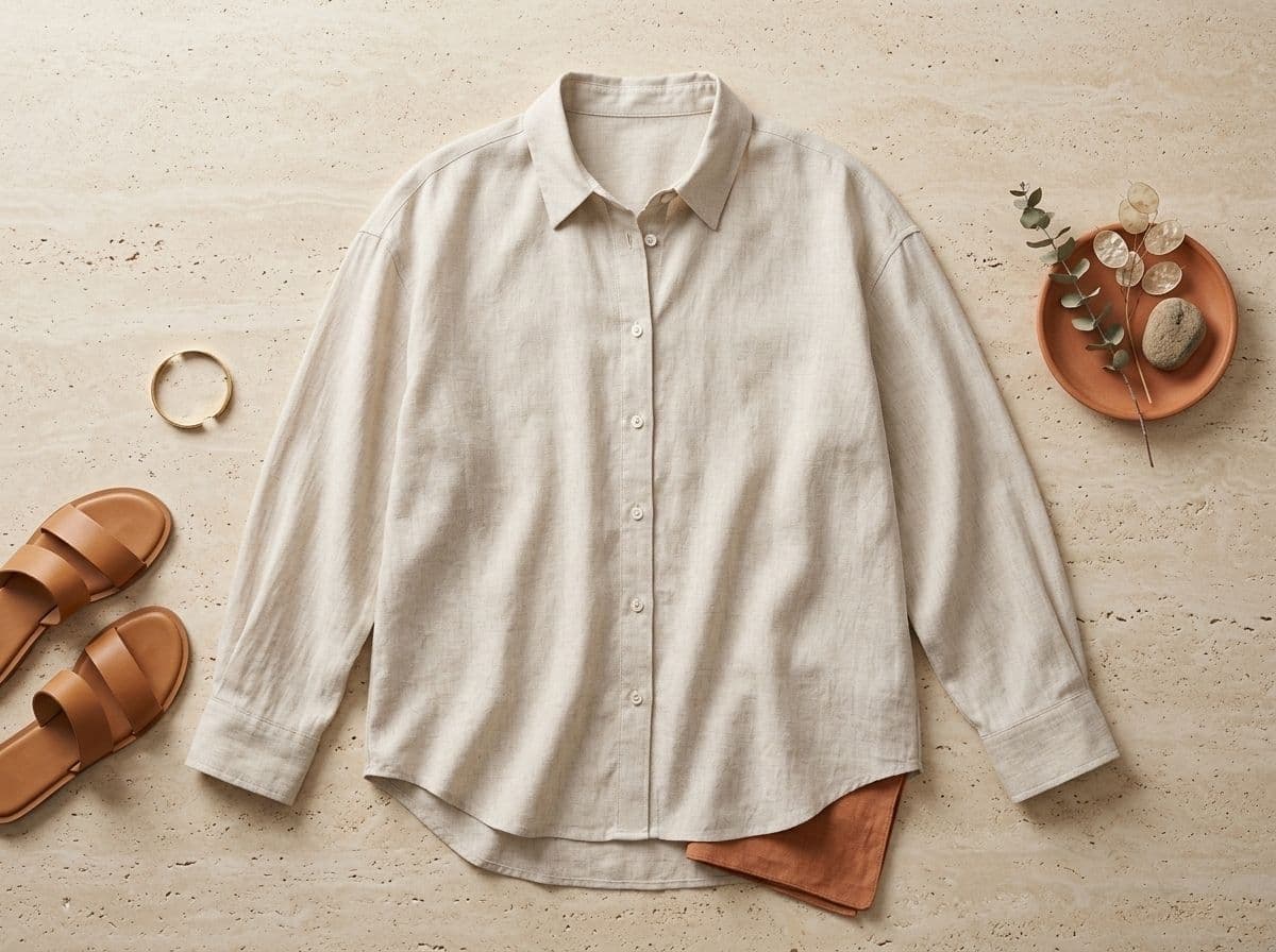 The Draped Button-Down