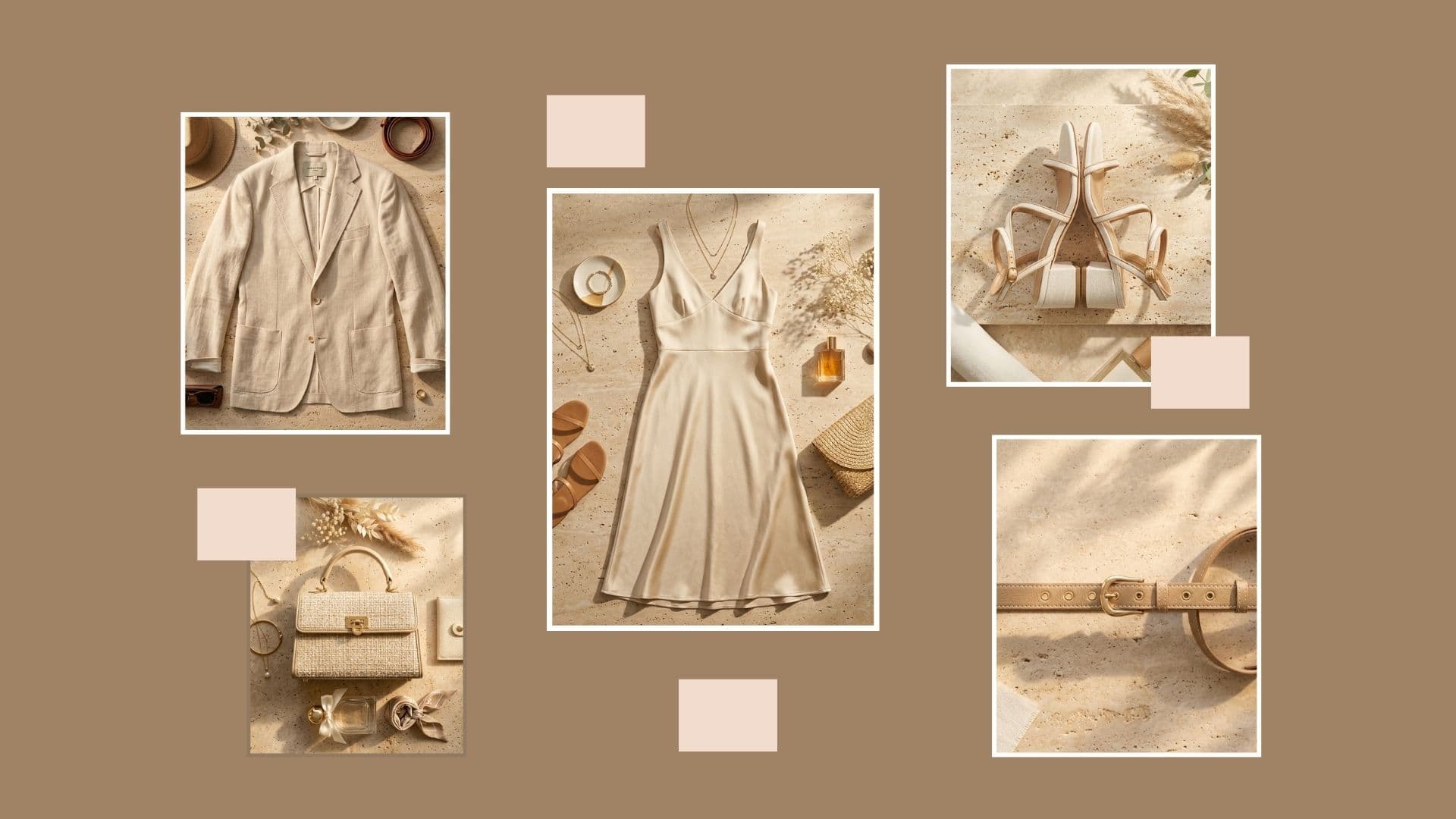 Beige linen blazer and wide-leg jeans, showing how to transition a summer office outfit to patio happy hour.