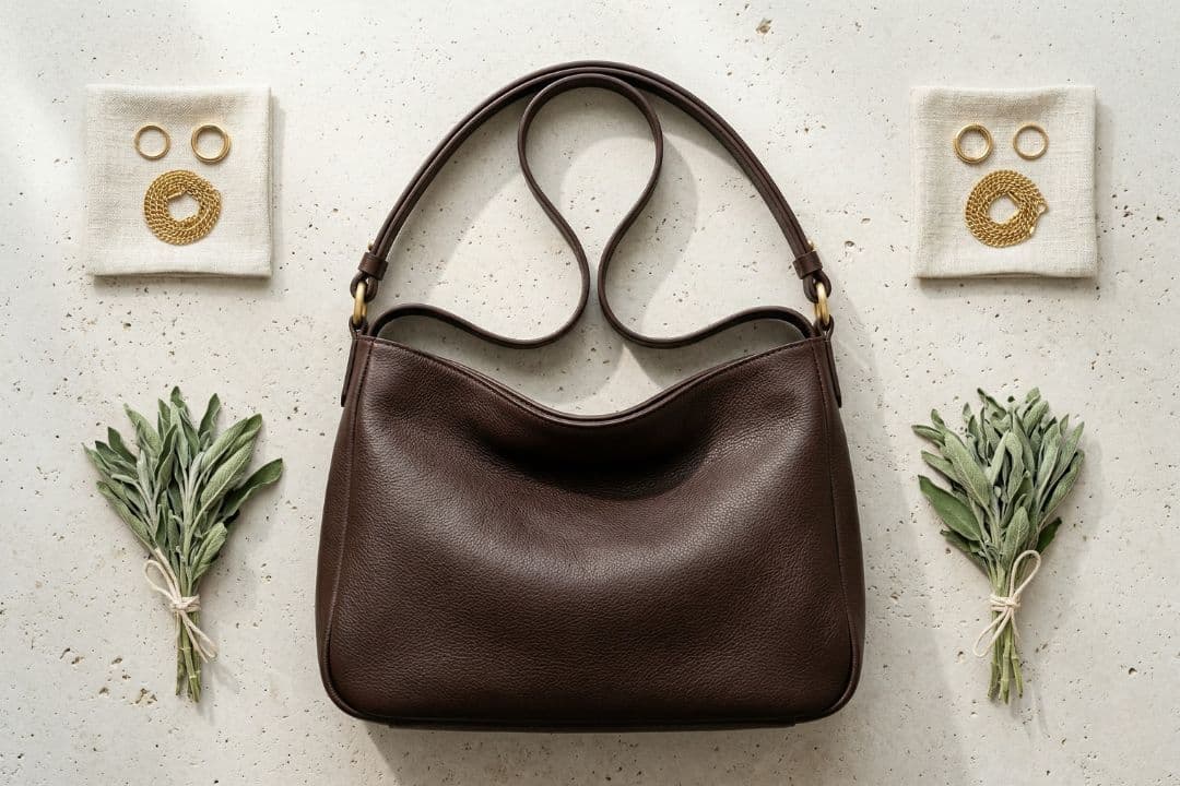 The Slouchy Espresso Shoulder Bag