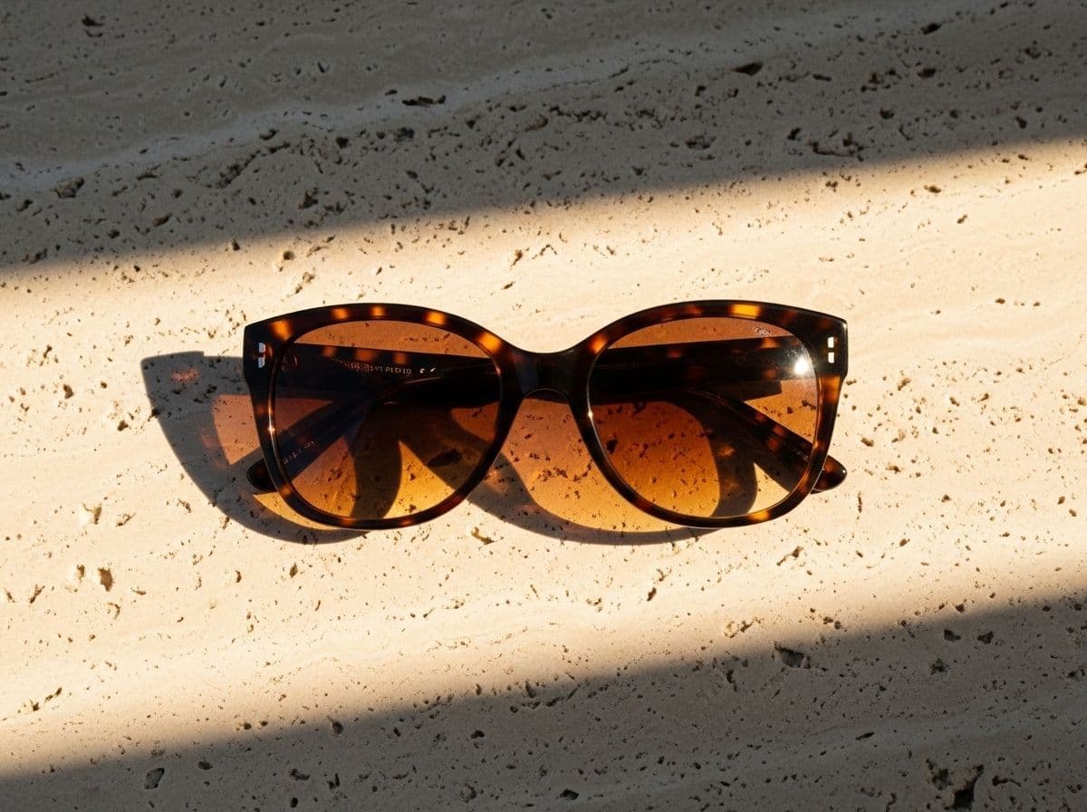 Oversized Tortoiseshell Acetate Sunglasses