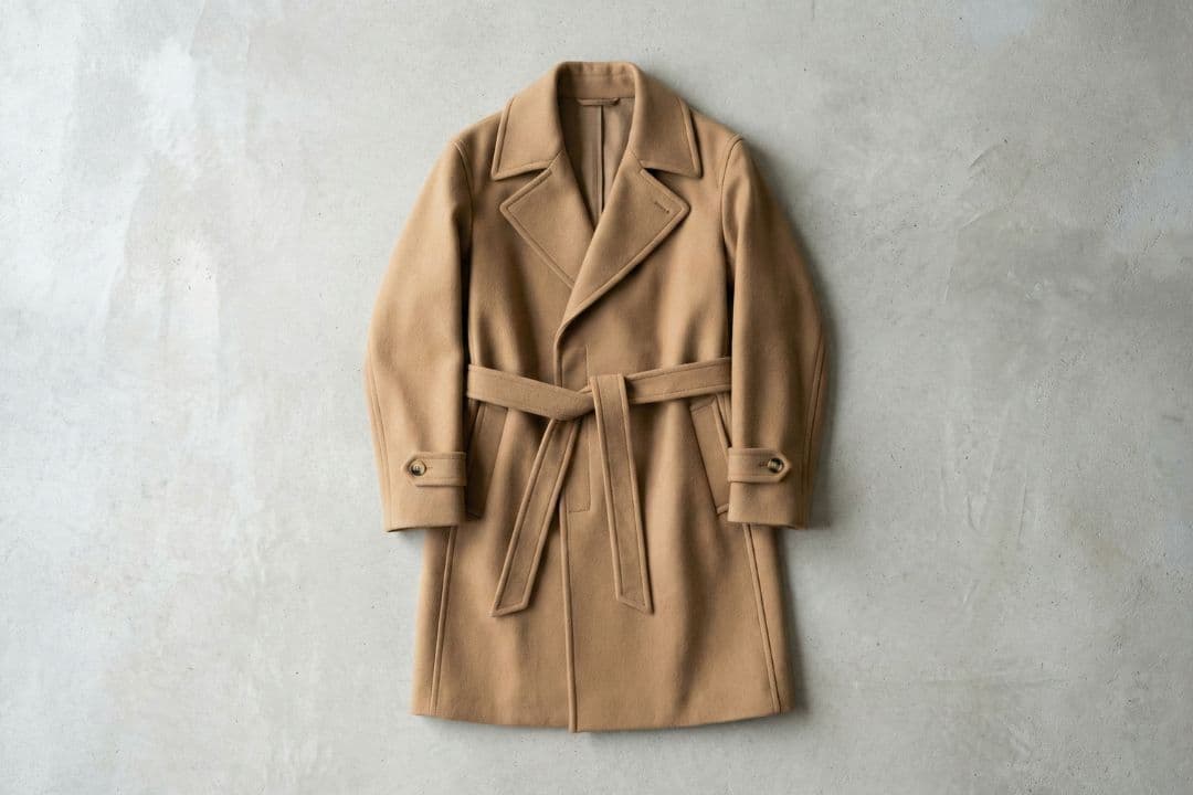 The Architectural Camel Coat