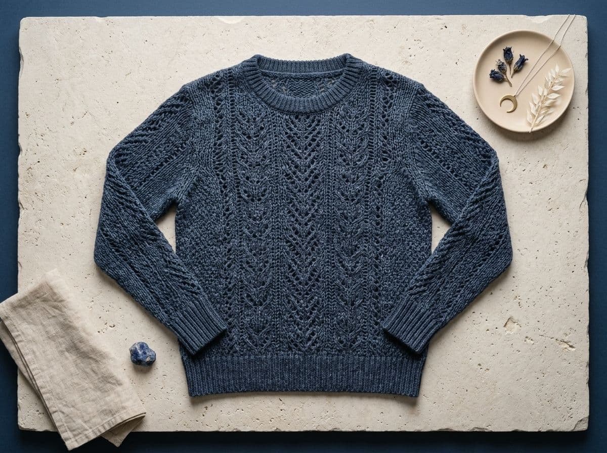 The Breezy Evening Knit (What to Wear Over a Slip Dress for Chilly Summer Nights)