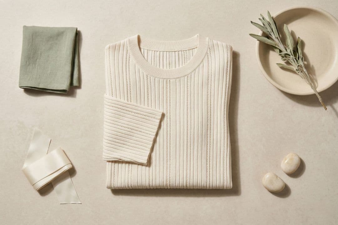 The Ivory Ribbed Knit