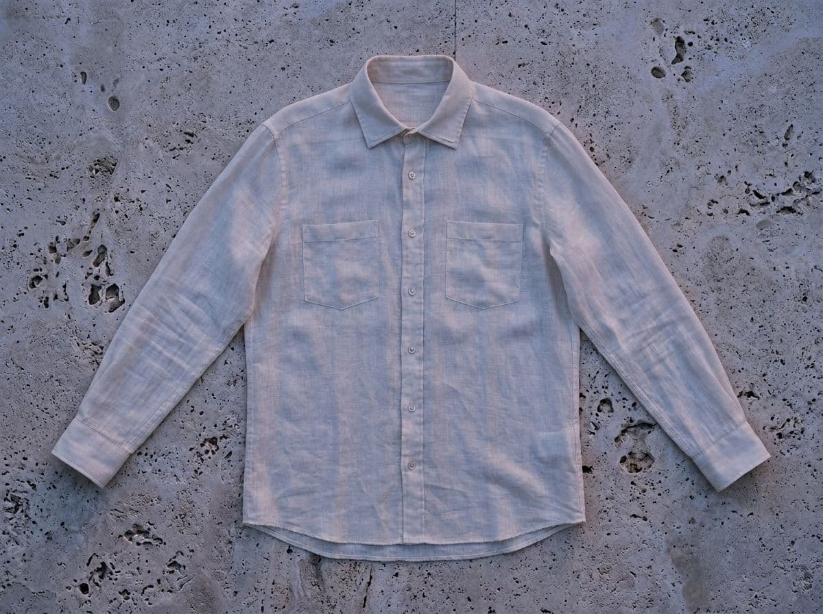 Sheer Lightweight Linen Shirt